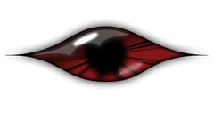 eyes Minimalism digital art red white Simple Background red eyes