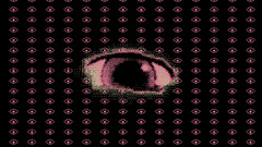 eyes pixel art serial experiments lain eyeball