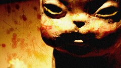 face dark sculpture brown grunge text quote