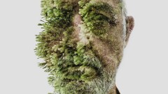 face Men lighter lights digital art artwork