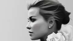 face Women artwork Profile Carmen Electra