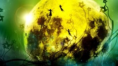 Fairies artwork moon