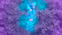 Fairies blue butterfly anime girls Anime fantasy girl purple