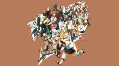 fairy tail Anime anime girls anime boys Simple Background