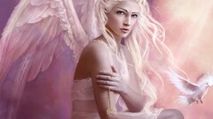fantasy art angel wings fantasy girl