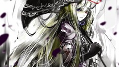 fantasy art anime girls Anime umbrella