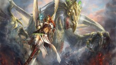 fantasy art artwork creature fantasy girl