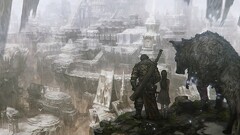 fantasy art artwork fantasy city creature