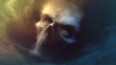 fantasy art artwork skull