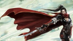 fantasy art artwork warrior clockwork steampunk Women