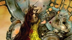 fantasy art artwork Women long hair fantasy girl