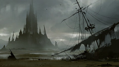 fantasy art Darek Zabrocki shipwreck