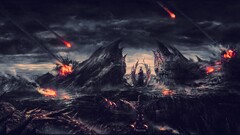 fantasy art dark fantasy sky
