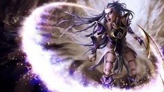 fantasy art Diana League of Legends video games