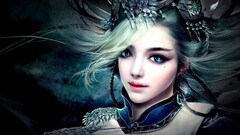 fantasy art face fantasy girl artwork