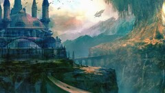 fantasy art fantasy city landscape building