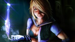 fantasy art fantasy girl boobs blonde artwork