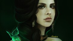 fantasy art fantasy girl butterfly portrait