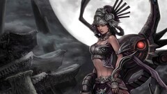 fantasy art fantasy girl moon