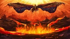 fantasy art fantasy girl wings lava anime girls