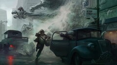 fantasy art futuristic Car vehicle artwork