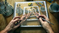 fantasy art hands artwork painting