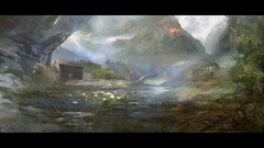 fantasy art landscape nature