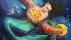 fantasy art mermaids fantasy girl