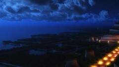 fantasy art night fantasy city