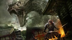 fantasy art samurai creature warrior