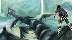 fantasy art Shadow of the Colossus video games
