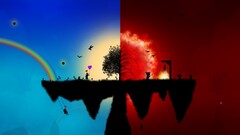 fantasy art splitting digital art rainbows