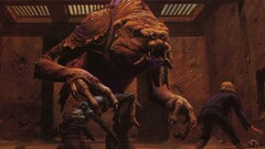 fantasy art star wars Luke Skywalker jedi rancor