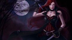 fantasy art Vampires fantasy girl