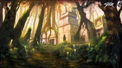 fantasy art video games Trees forest