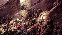 fantasy art War dark fantasy battle Drizzt Do'Urden