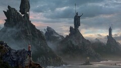 fantasy art War statue