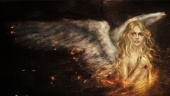 fantasy art wings fantasy girl angel artwork
