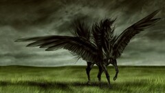 fantasy art wings pegasus creature artwork