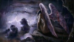 fantasy art wings storm