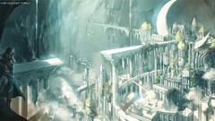 fantasy city pixiv cityscape fantasy art