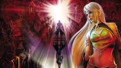fantasy girl artwork belly blonde Women fantasy art pointy ears