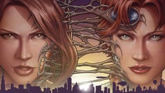 fantasy girl artwork face redhead witchblade