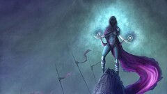 fantasy girl fantasy art artwork