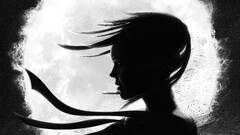 fantasy girl monochrome face fantasy art Profile