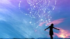 fantasy girl sky Women women outdoors