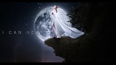 fantasy girl Typography fantasy art