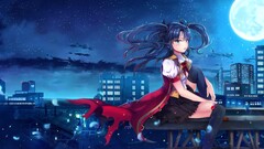fate series tohsaka rin anime girls fate stay night moon
