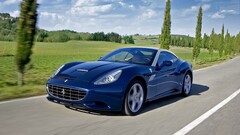 Ferrari California Car vehicle road blue cars Ferrari