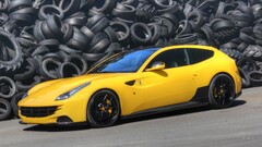Ferrari FF Car vehicle yellow cars Ferrari